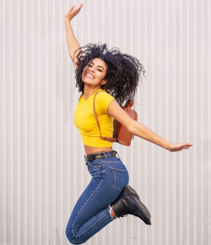 woman jumping medical weightloss